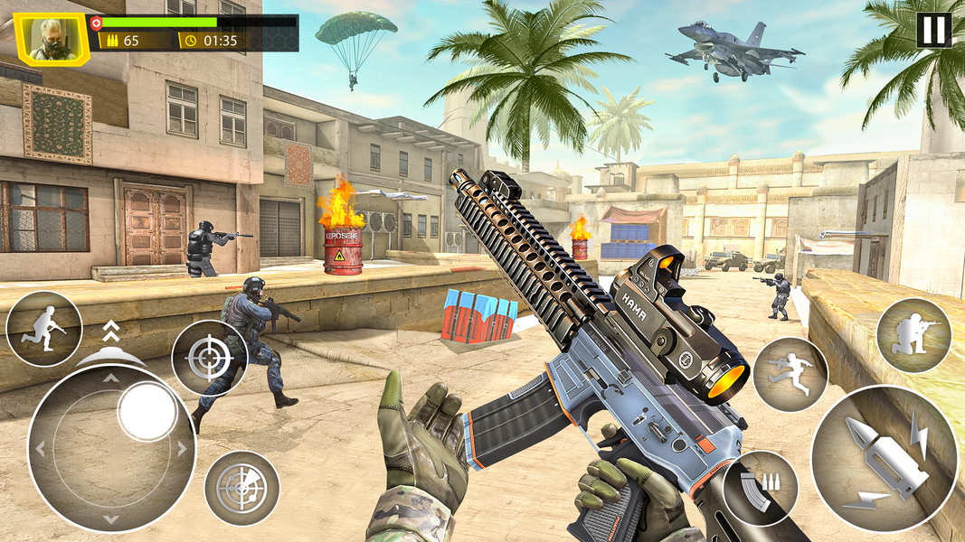 Gun Games 3D: Gun Shooter Game - Gameplay image of android game