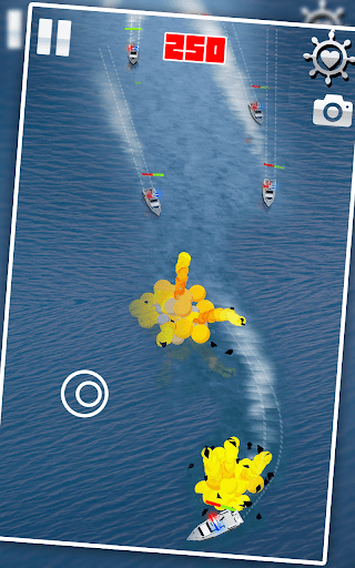 Police Chase - Speed Boat Esca - Gameplay image of android game