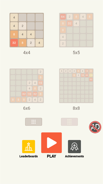 2048 Fun - Number Puzzle Games - Gameplay image of android game