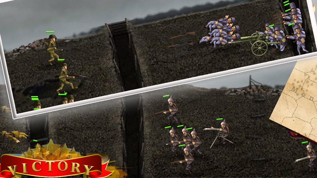 Warfare 1917 Trenches Troops - Gameplay image of android game