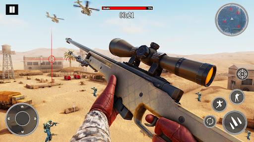 Army Desert Sniper: FPS Games - Gameplay image of android game