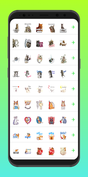 Funny Cat Stickers - WASticker - Image screenshot of android app