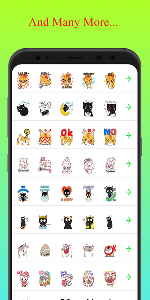 Funny Cat Stickers - WASticker - Image screenshot of android app