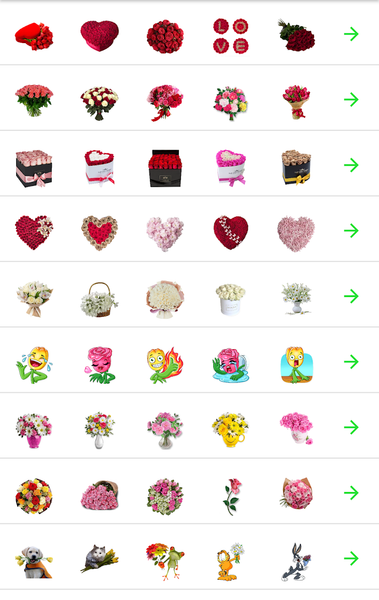 Flowers Stickers - WASticker - Image screenshot of android app