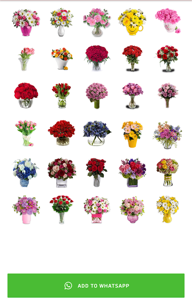 Flowers Stickers - WASticker - Image screenshot of android app