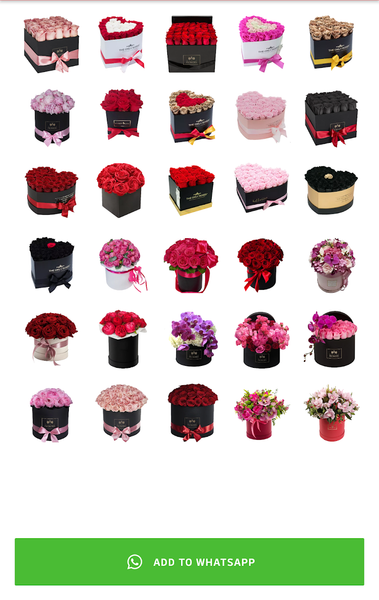 Flowers Stickers - WASticker - Image screenshot of android app