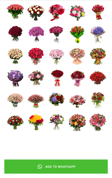 Flowers Stickers - WASticker - Image screenshot of android app