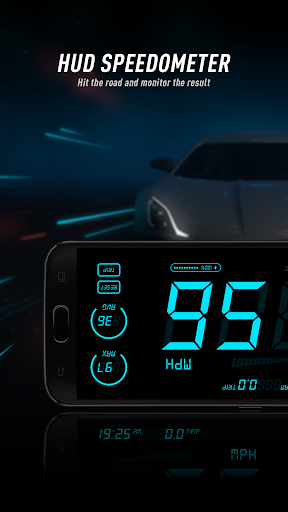 HUD Speedometer Speed Monitor - عکس برنامه موبایلی اندروید