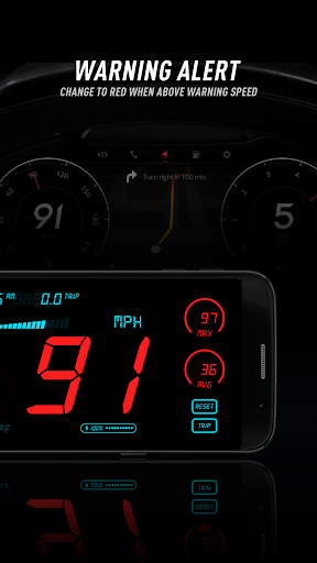 HUD Speedometer Speed Monitor - عکس برنامه موبایلی اندروید
