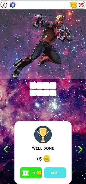 Superheroes Quiz - Trivia Game - Gameplay image of android game