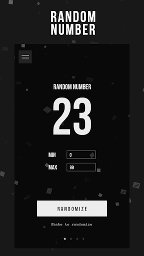 Random Number Generator Kit - Image screenshot of android app