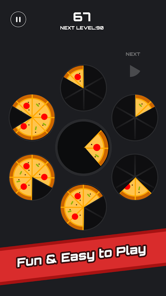 Fruit, Pizza Slice Puzzle - Gameplay image of android game