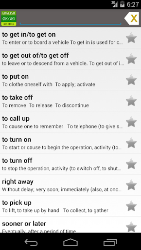 English Grammar Handbook – آموزش زبان انگلیسی - عکس برنامه موبایلی اندروید