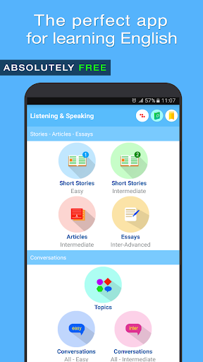 English Listening and Speaking - Image screenshot of android app