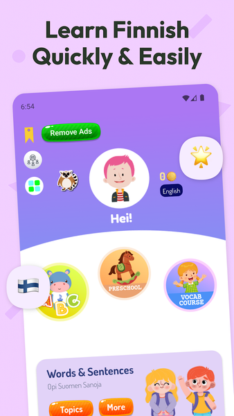 Learn Finnish For Beginners - عکس برنامه موبایلی اندروید