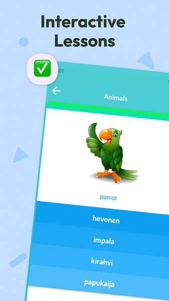 Learn Finnish For Beginners - عکس برنامه موبایلی اندروید