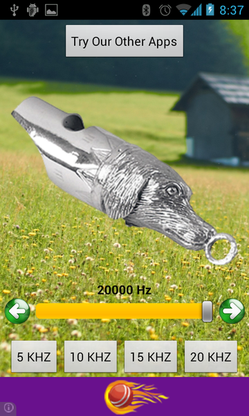 Dog Whistle - Image screenshot of android app