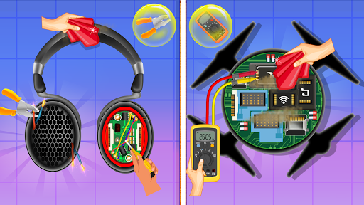 Electronics Repair Phone Game - Gameplay image of android game