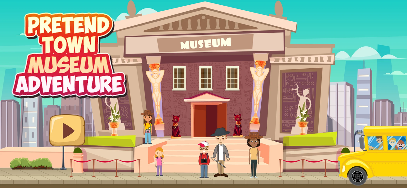 Pretend Home Town Museum Life - Gameplay image of android game