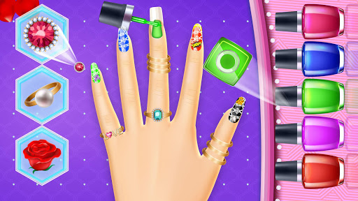 Girls Acrylic Nail Art Games Game for Android - Download | Cafe Bazaar