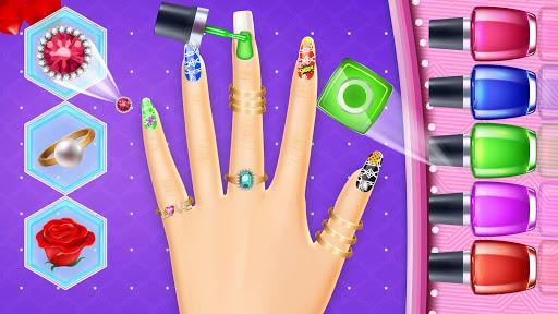 Girls Acrylic Nail Art Games - Gameplay image of android game