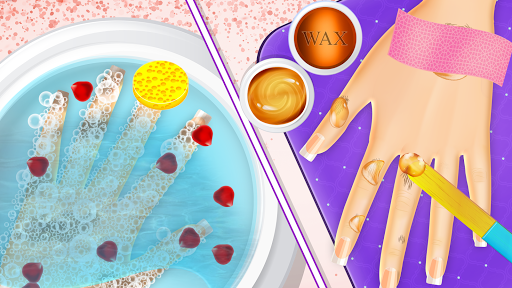 Girls Acrylic Nail Art Games - Gameplay image of android game