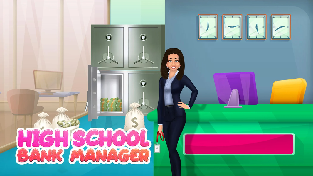 High School Bank Manager - Gameplay image of android game