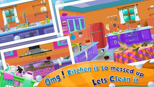 Girl House Cleaning: Messy Home Cleanup - Gameplay image of android game