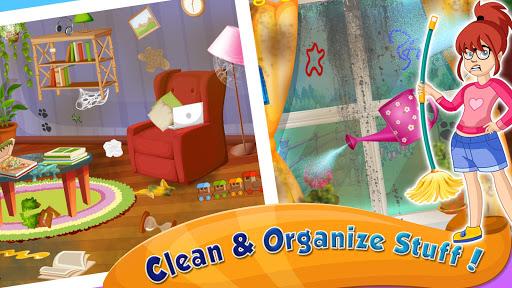 Girl House Cleaning: Messy Home Cleanup - Gameplay image of android game