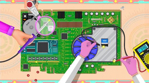 Laptop Factory: Computer Maker - Gameplay image of android game