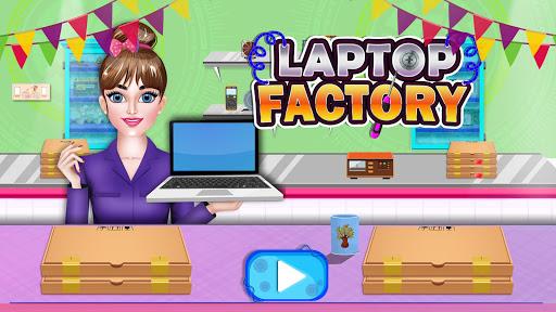 Laptop Factory: Computer Maker - Gameplay image of android game