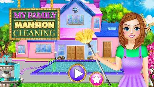 My Family Mansion Cleaning - Gameplay image of android game