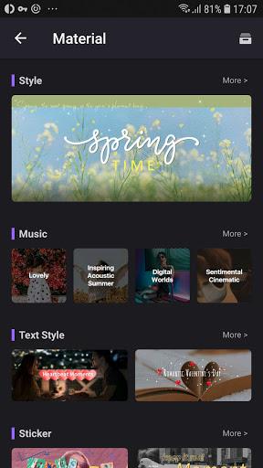 AI Video Maker AI Video Editor - عکس برنامه موبایلی اندروید