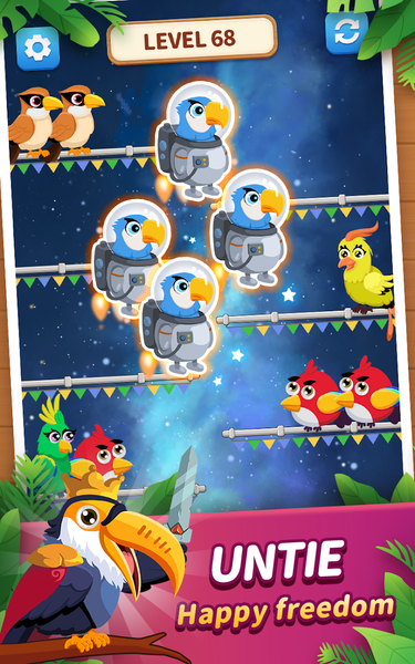 BirdSet - Color Sort Puzzle - Gameplay image of android game