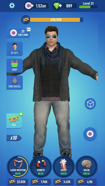 Idle Human ۲ - عکس بازی موبایلی اندروید