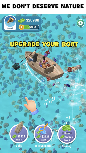 Ocean Cleanup - Gameplay image of android game