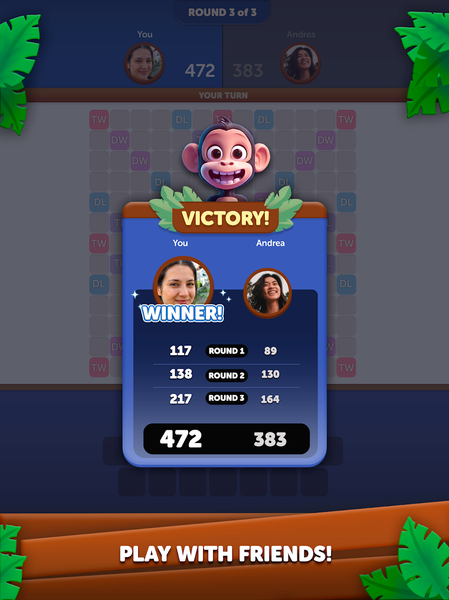 Monkey Words - عکس بازی موبایلی اندروید