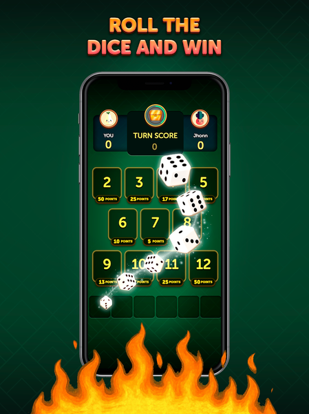 Hot Rolls Dice Strategy Game - عکس بازی موبایلی اندروید