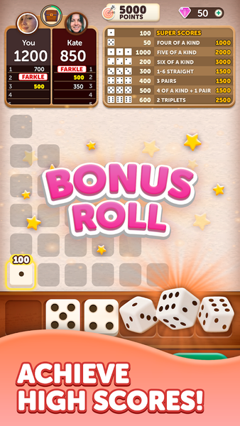 Farkle Dice Roll - عکس بازی موبایلی اندروید