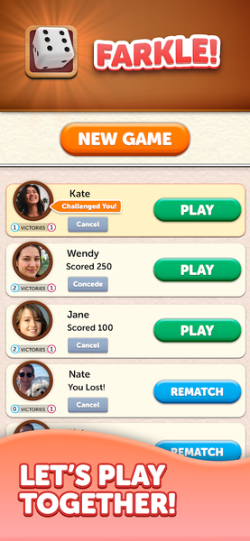 Farkle Dice Roll - عکس بازی موبایلی اندروید