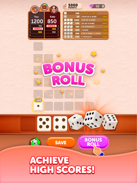 Farkle Dice Roll - عکس بازی موبایلی اندروید