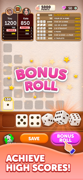 Farkle Dice Roll - عکس بازی موبایلی اندروید