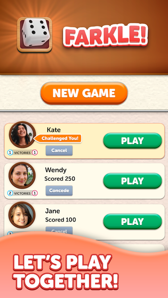 Farkle Dice Roll - عکس بازی موبایلی اندروید