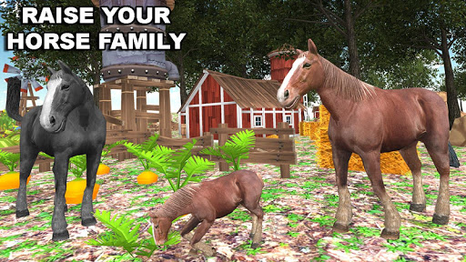 Horse Family Animal Simulation 3D - Jogo Gratuito Online