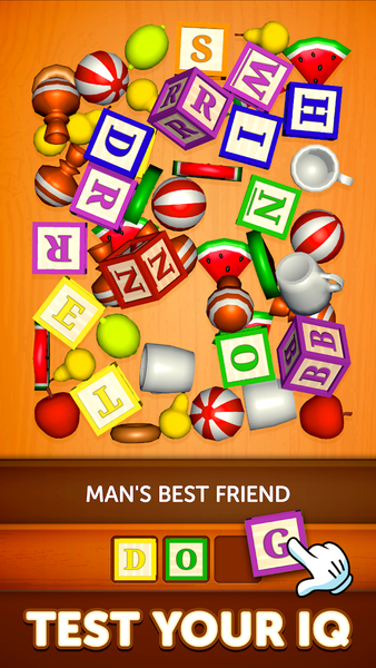 Word Tile Match 3D - Gameplay image of android game