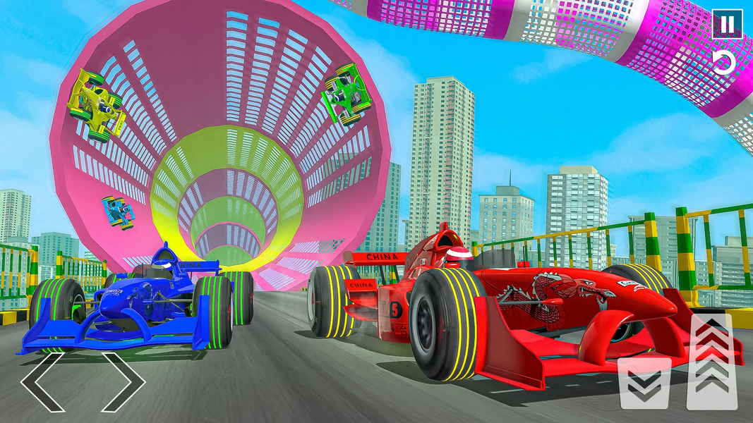 Formula Car Stunt Racer 3D - Gameplay image of android game