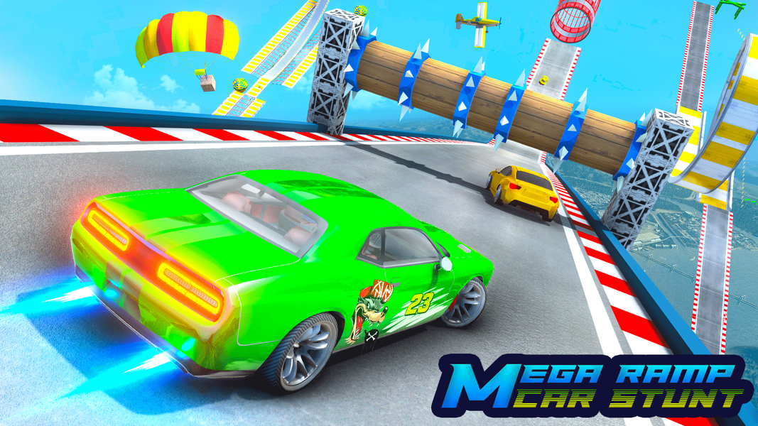 Ramp Car Games: GT Car Stunts - Gameplay image of android game