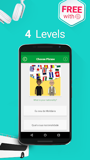 Learn Brazilian Portuguese - Image screenshot of android app
