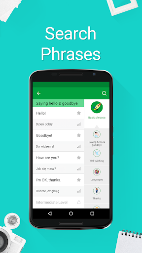 Learn Polish - 5,000 Phrases - Image screenshot of android app