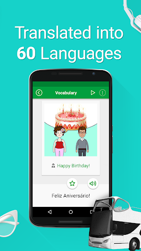 Learn Portuguese Language - عکس برنامه موبایلی اندروید